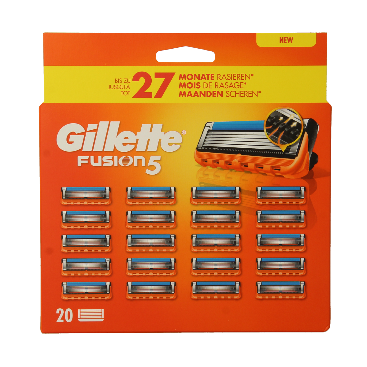 Gillette Fusion manual blades 20.00 Stuks