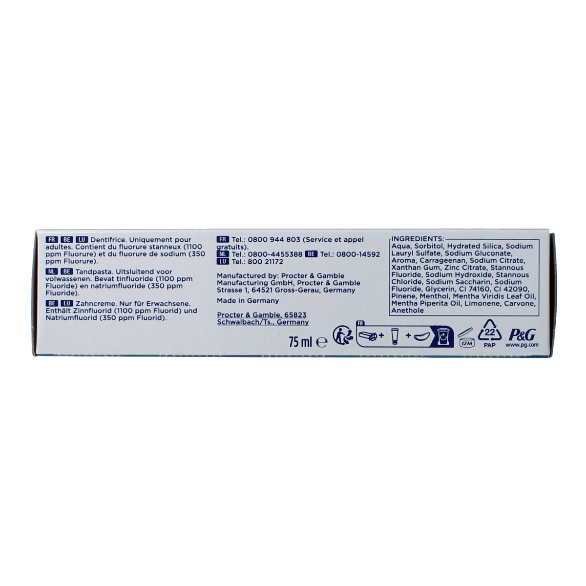 Oral B Tandpasta pro-expert fresh breath 75.00 Milliliter