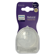 Avent Natural flesspeen 1M+ 2.00 Stuks