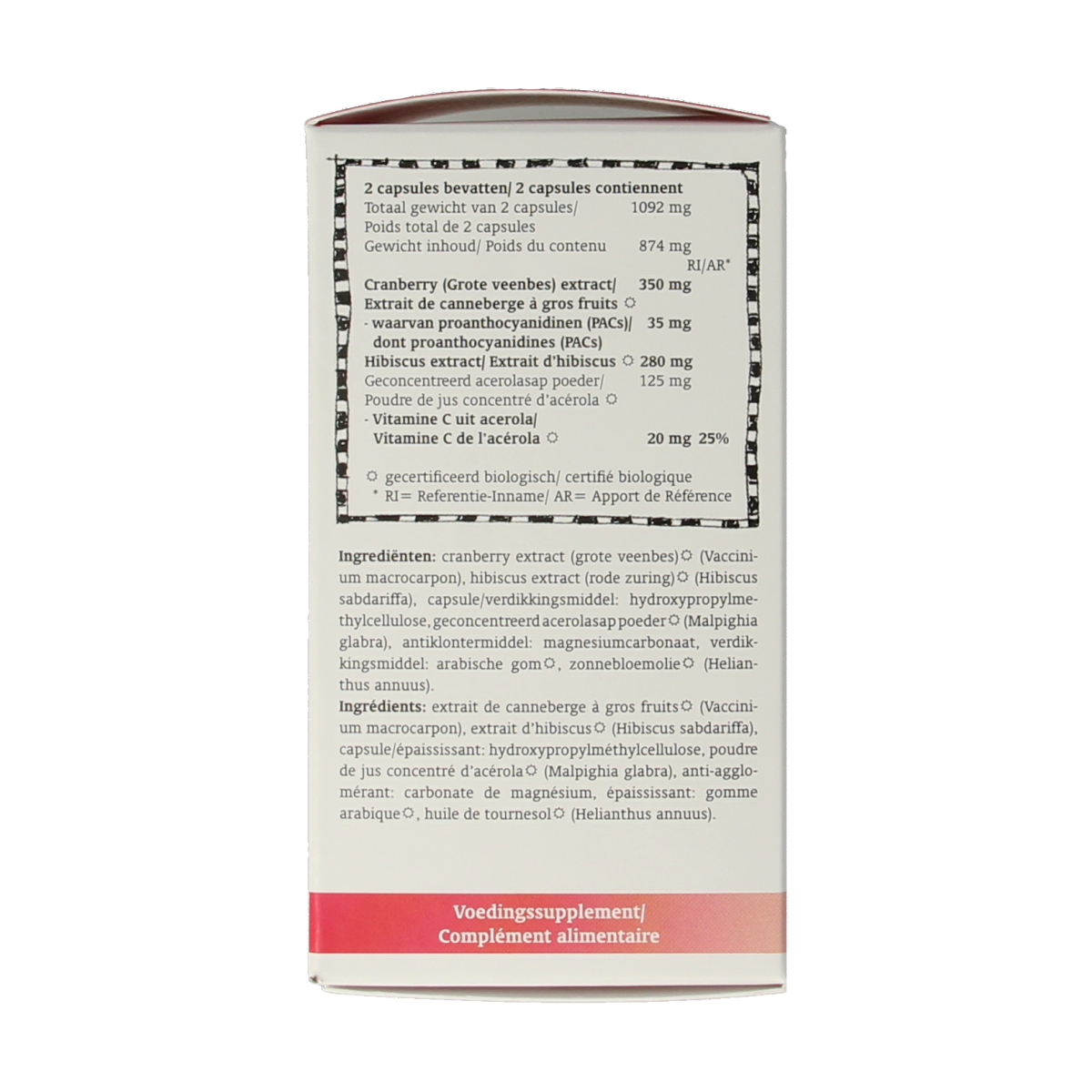 Royal Green Cranberry complex bio 60.00 Vegetarische capsules