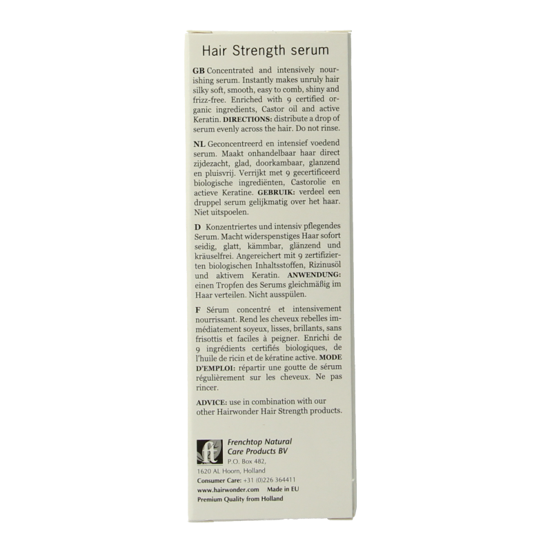 Hairwonder Hair strength serum 30 Milliliter