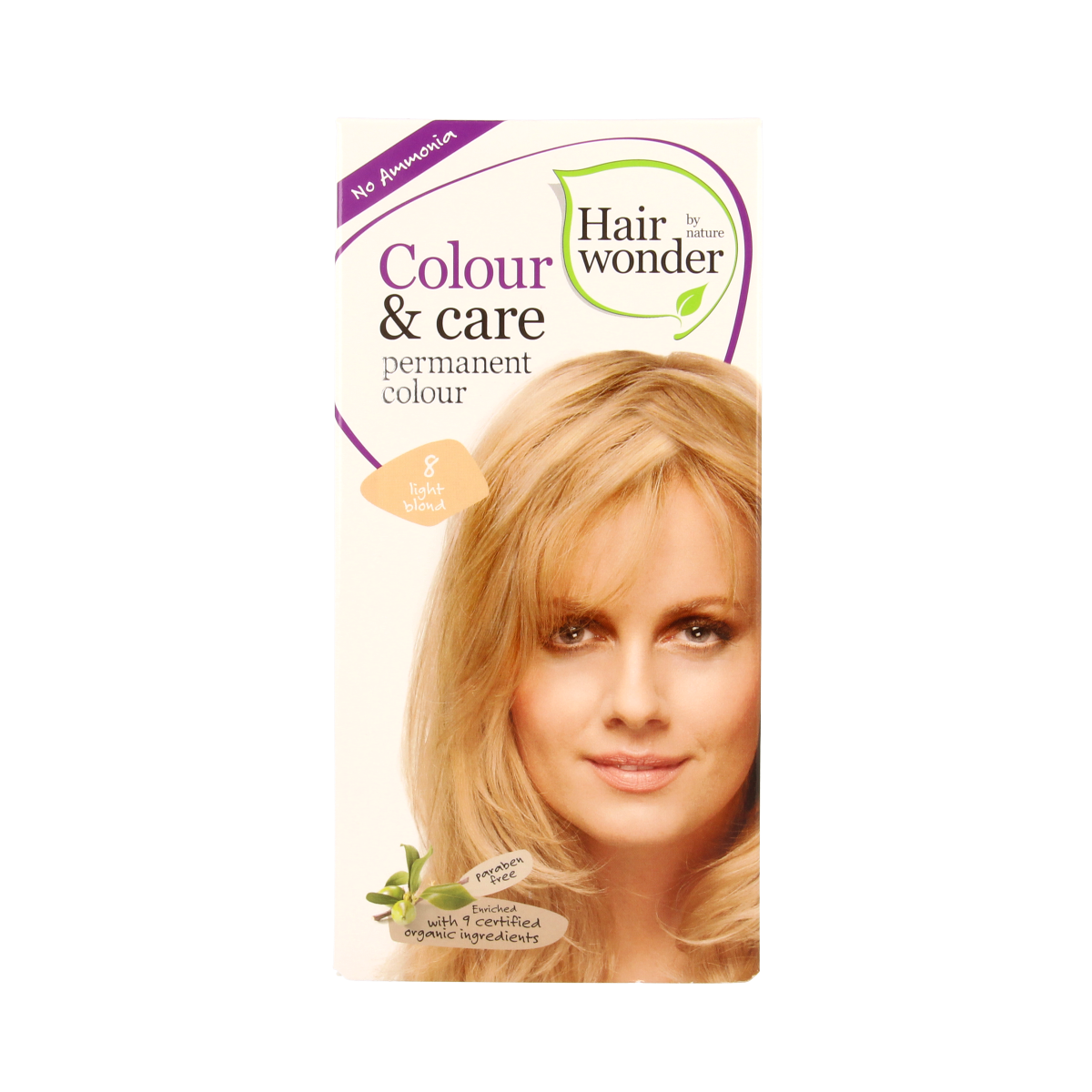 Hairwonder Colour & Care 8 light blond 100.00 Milliliter