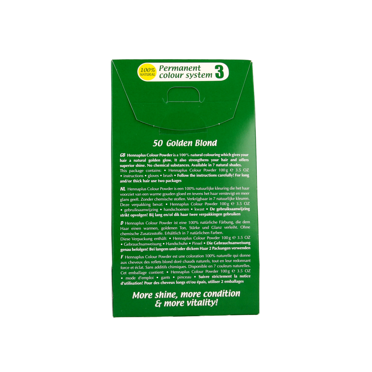 Henna Plus Colour powder 50 golden blond 100.00 Gram