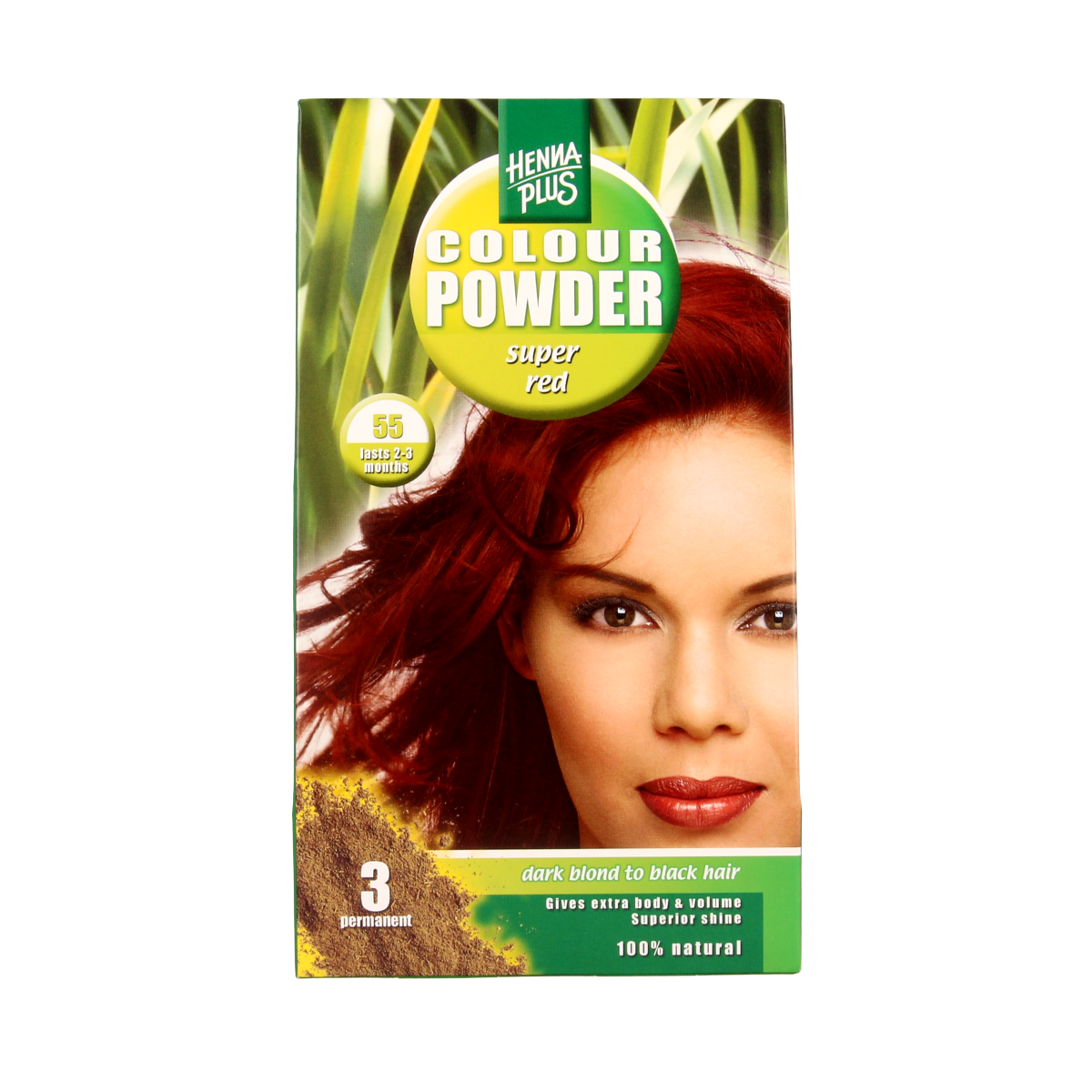 Henna Plus Colour powder 55 super red 100.00 Gram