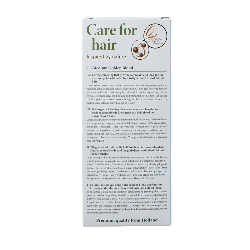 Henna Plus Long lasting colour 7.3 medium golden blond 100 Milliliter