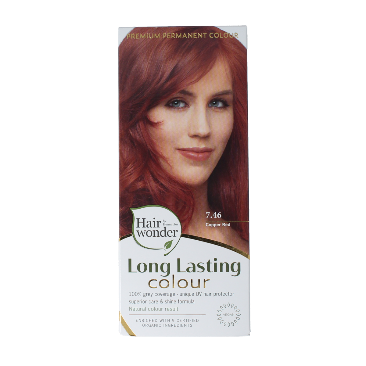 Henna Plus Long lasting colour 7.46 copper red 100.00 Milliliter