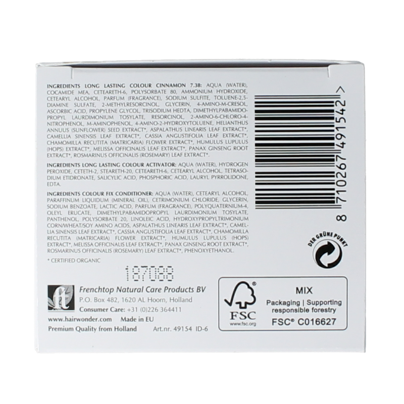 Henna Plus Long lasting colour 7.38 cinnamon 100 Milliliter
