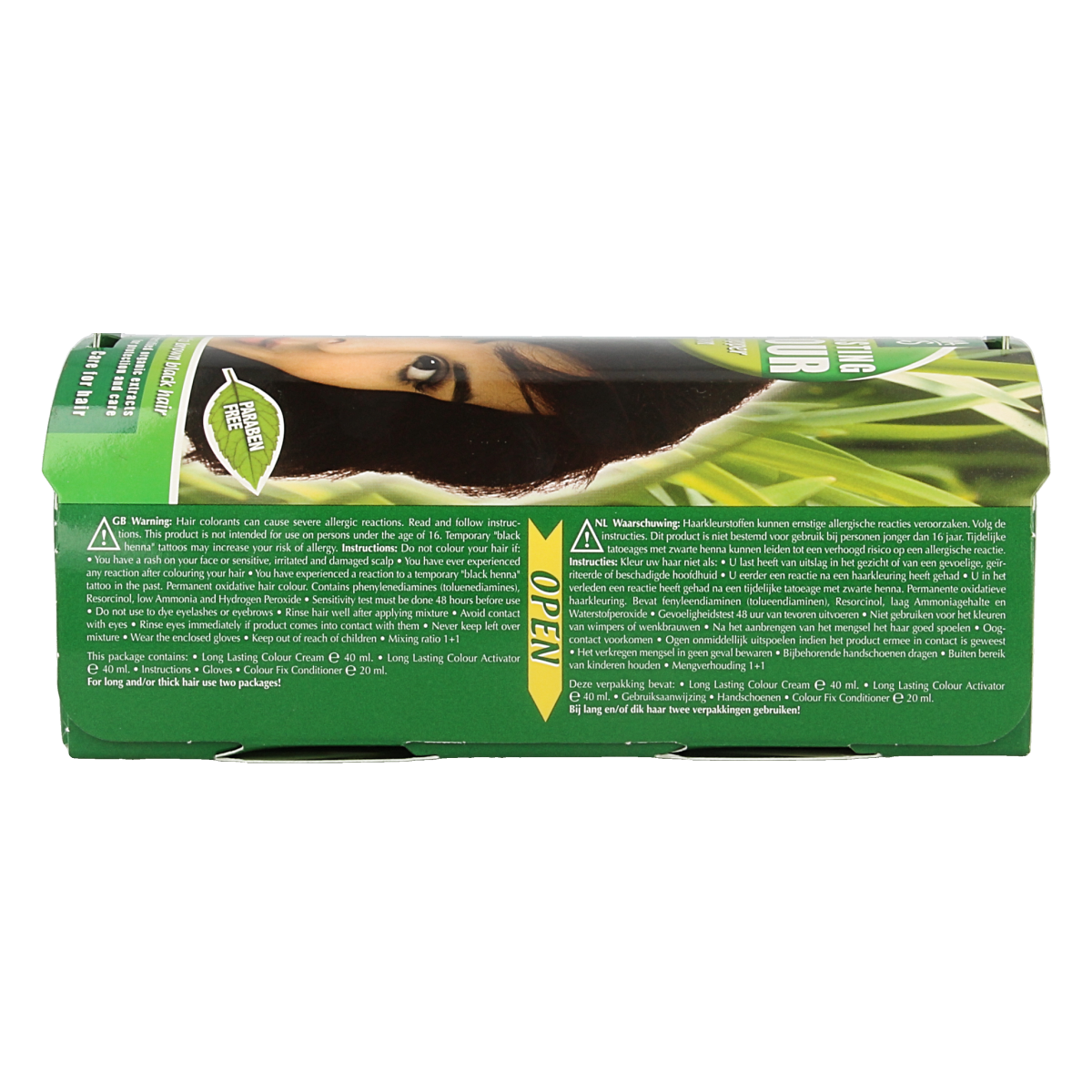 Henna Plus Long lasting colour 3.44 dark copper brown 100.00 Milliliter