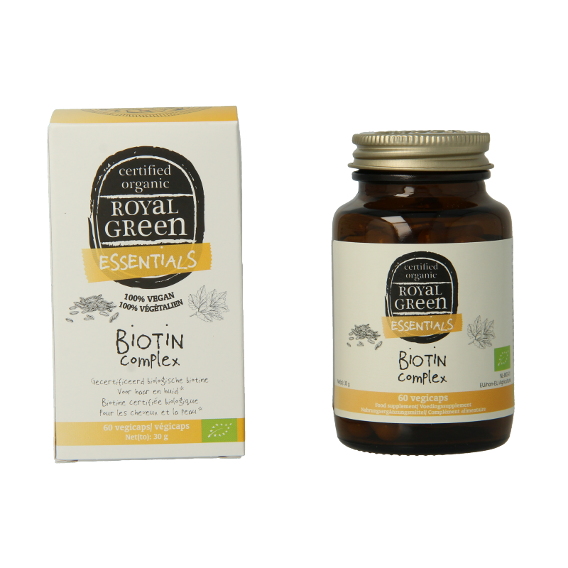 Royal Green Biotine complex bio 60 Vegetarische capsules