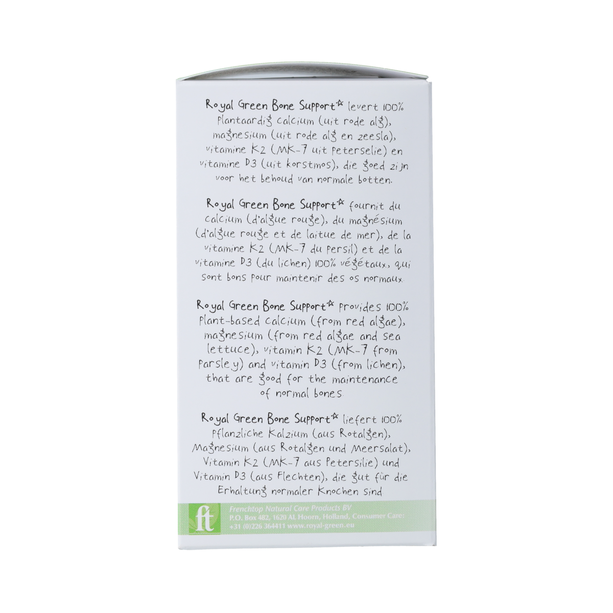Royal Green Bone Support 60.00 Vegetarische capsules