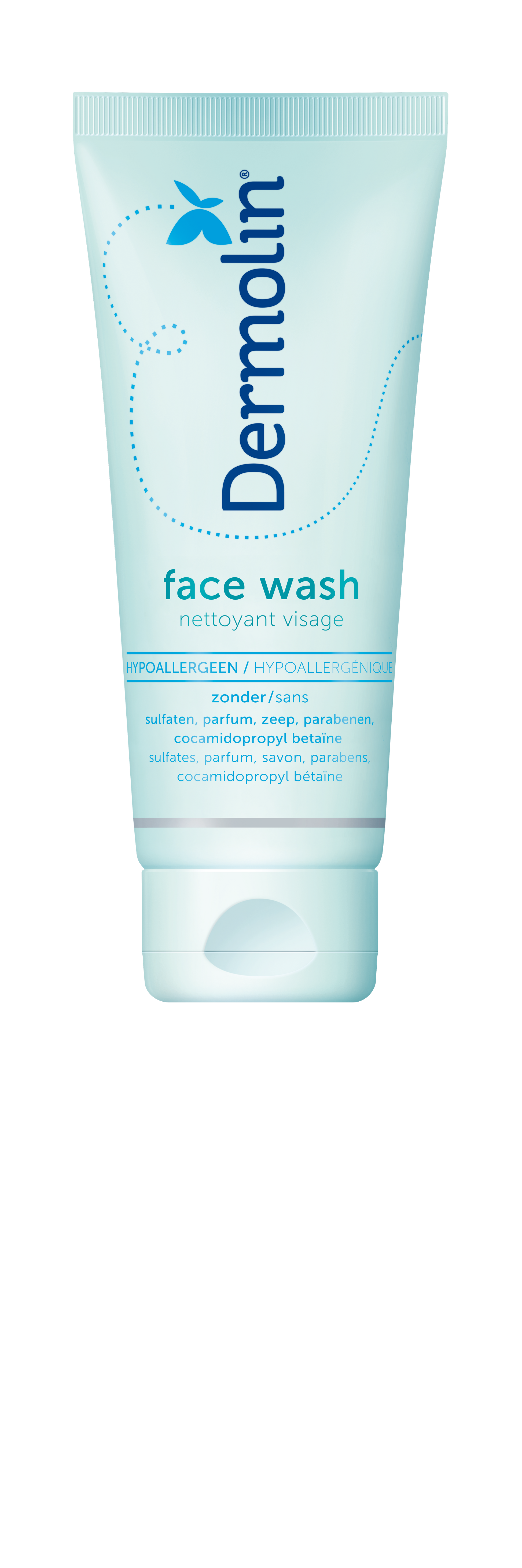 Dermolin Face wash CAPB vrij 100.00 Milliliter