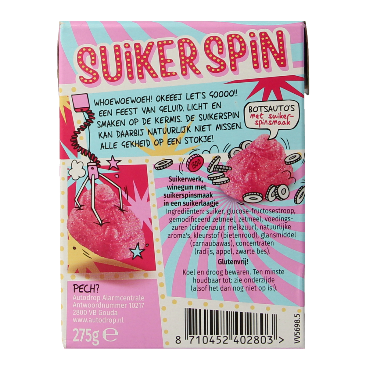 Autodrop Proefritje suikerspin 275.00 Gram