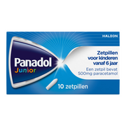 Panadol Junior 500mg 10.00 Zetpillen