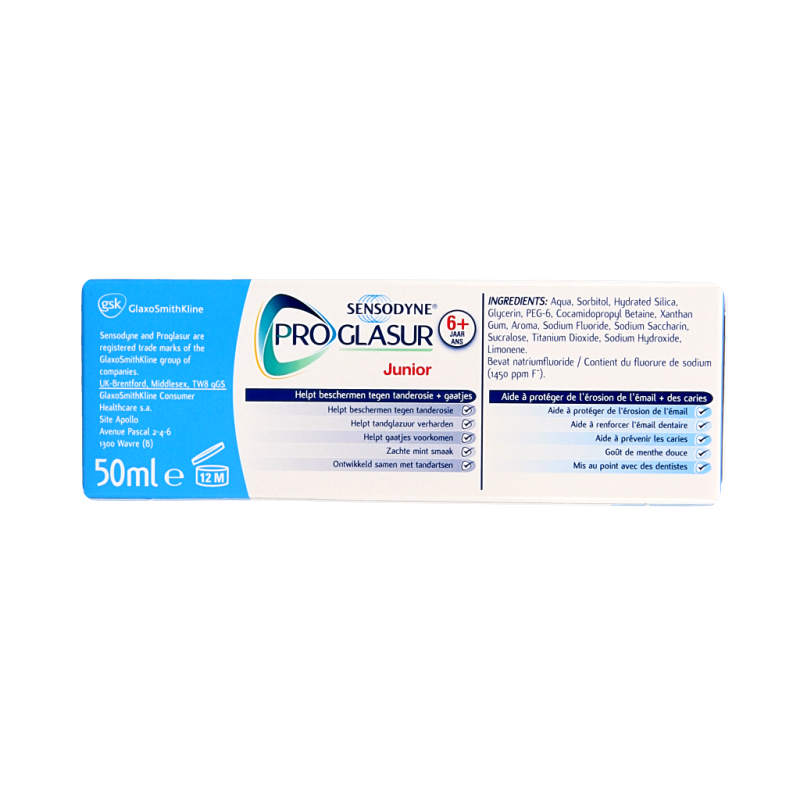Sensodyne Tandpasta proglasur junior 6+ 50 Milliliter