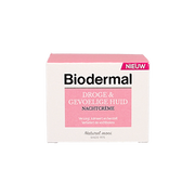 Biodermal Nachtcreme droge en gevoelige huid 50 Milliliter