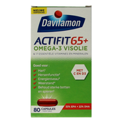 Davitamon Actifit 65+ omega 3 80.00 Capsules