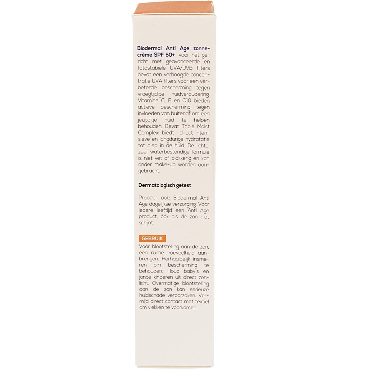 Biodermal Anti age creme gezicht SPF50+ 40.00 Milliliter