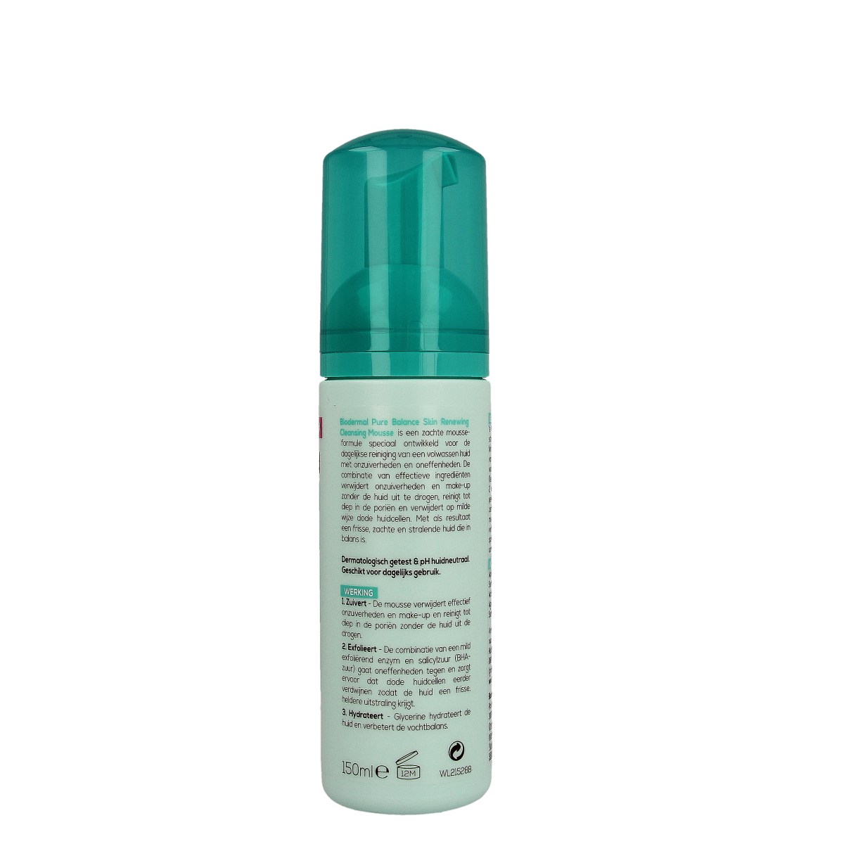 Biodermal Pure balance renewing cleansing mousse 150.00 Milliliter