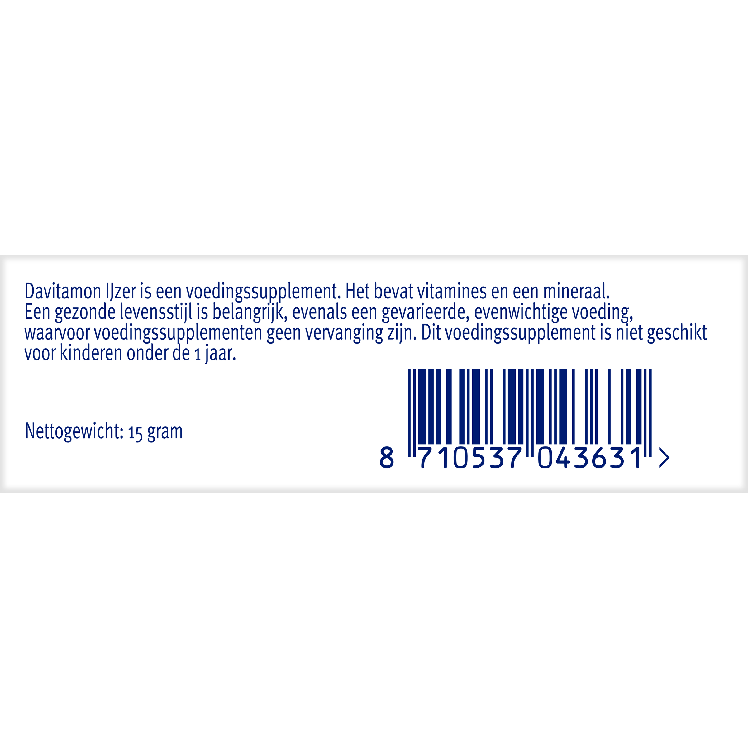 Davitamon IJzer met B12 33.00 Tabletten