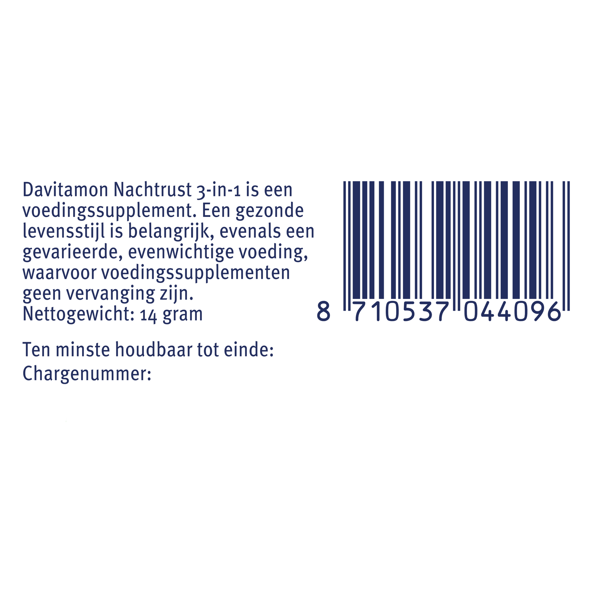 Davitamon Nachtrust 3-in-1 20.00 Capsules