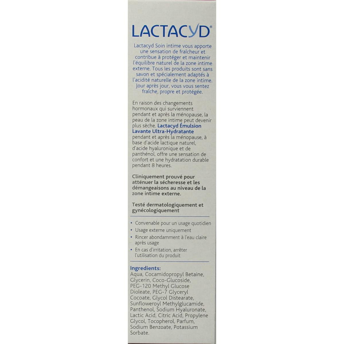 Lactacyd Wasemulsie ultra hydraterend overgang 200.00 Milliliter