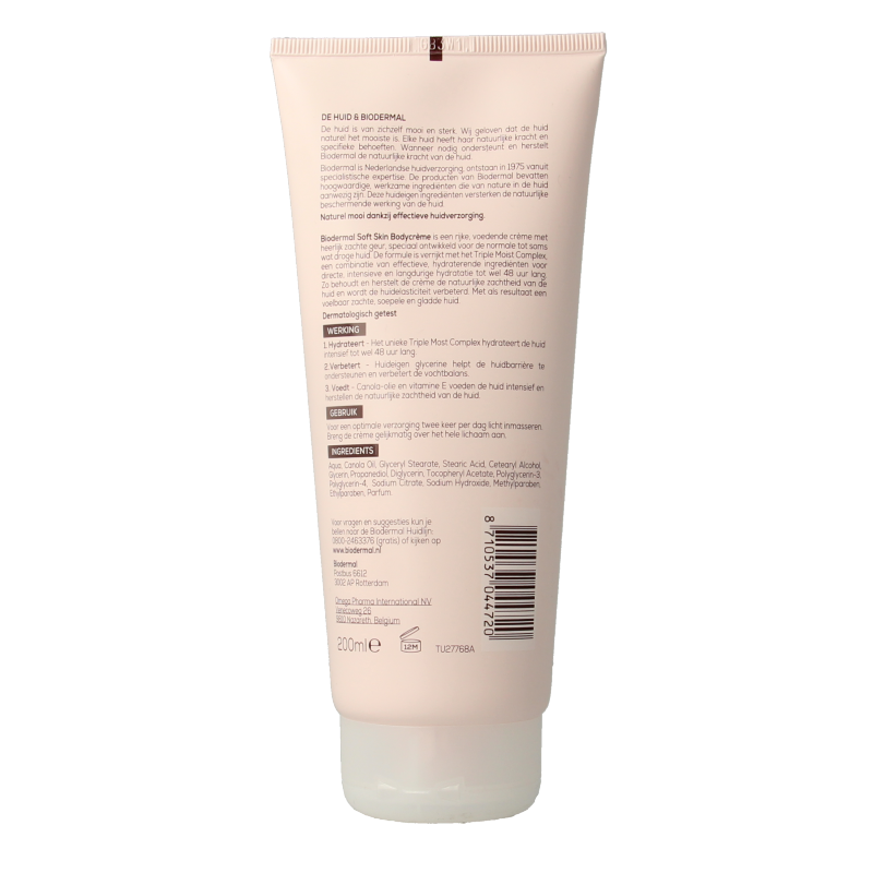 Biodermal Bodycreme soft skin 200 Milliliter