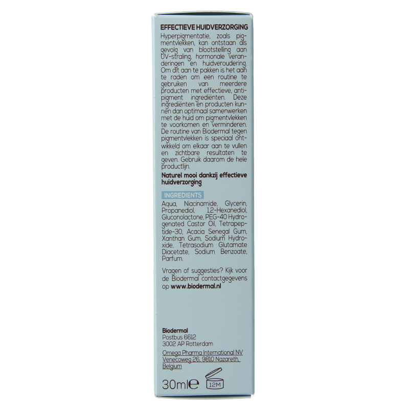 Biodermal Serum anti-pigment 30 Milliliter