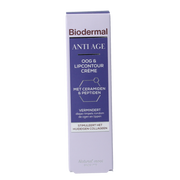 Biodermal Anti age oog- en lipcontour creme 15.00 Milliliter