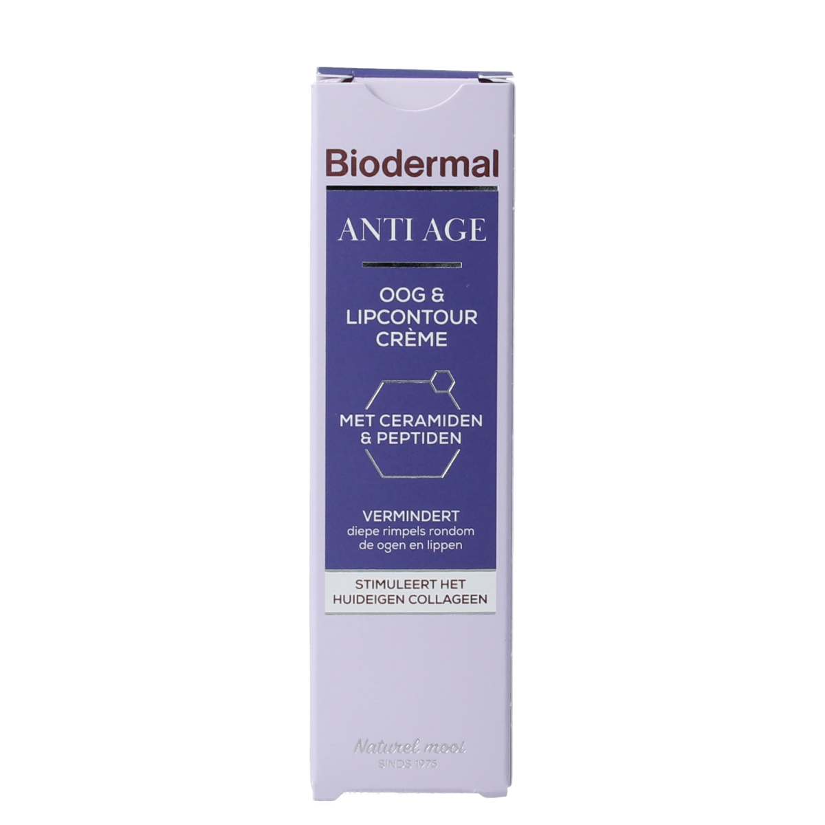 Biodermal Anti age oog- en lipcontour creme 15.00 Milliliter