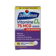 Davitamon Vitamine D 75mcg 75 Smelttabletten