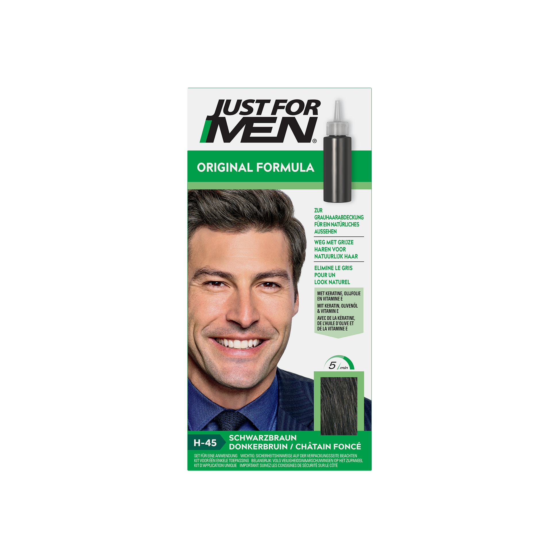 Just For Men Donker bruin H45 1.00 Set