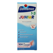 Davitamon Junior 1+ vloeibare vitamines framboos 100.00 Milliliter