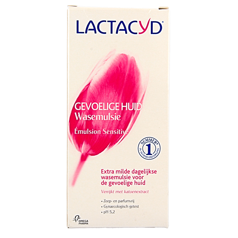 Lactacyd Wasemulsie gevoelige huid 200 Milliliter