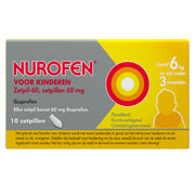 Nurofen Nurofen ibuprofen 60mg 10.00 Zetpillen