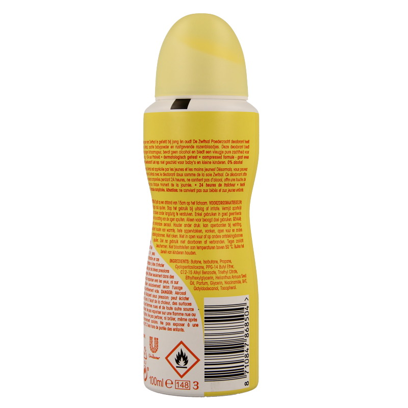 Zwitsal Deodorantspray soft 100 Milliliter