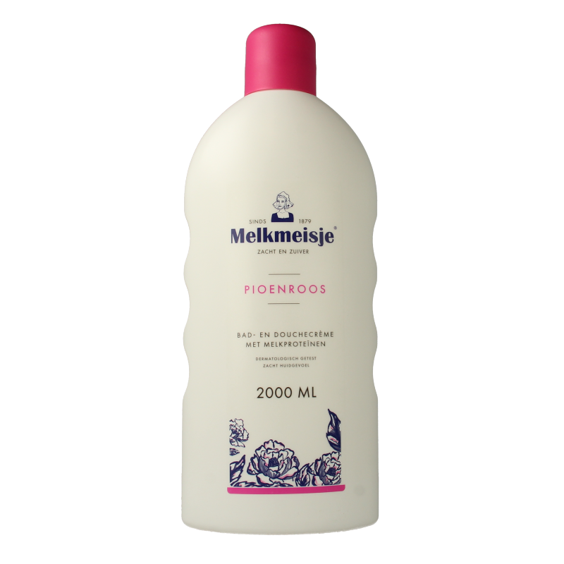 Melkmeisje Bad & douche pioenroos 2 Liter