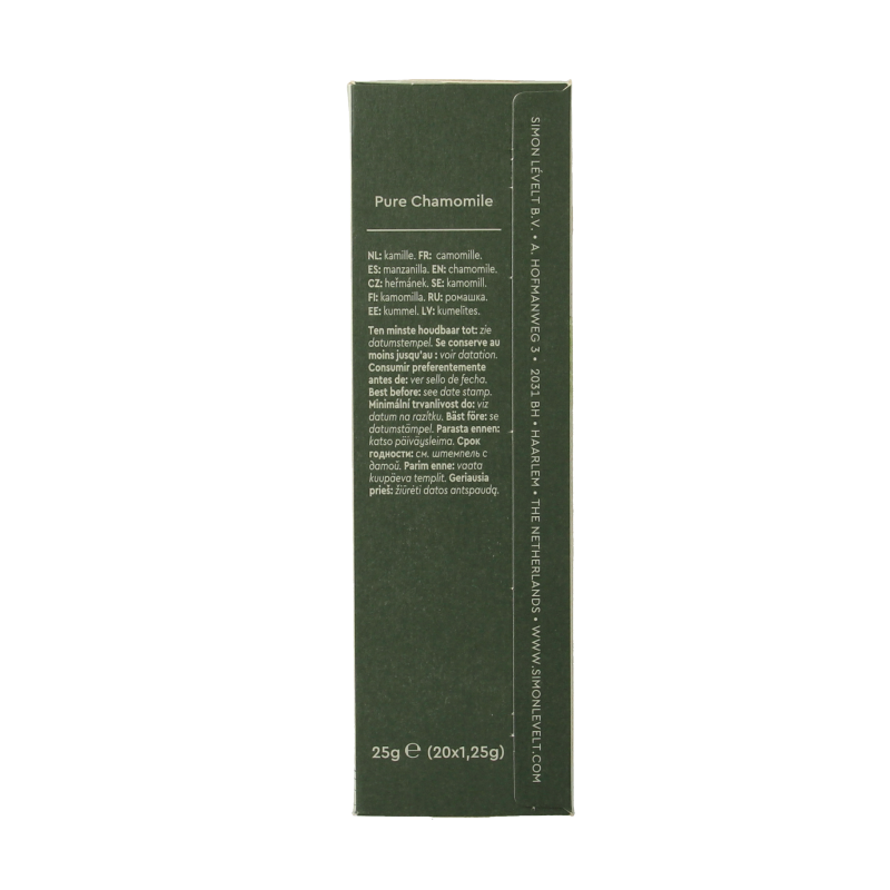 Simon Levelt Pure chamomile bio 20 Zakjes
