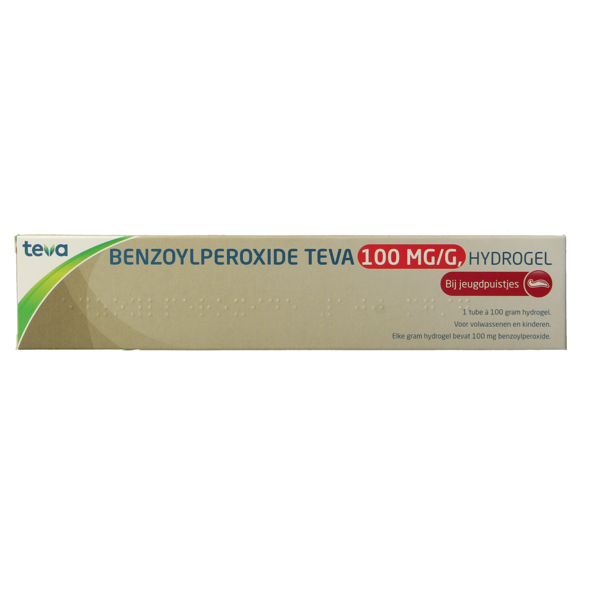 Teva Benzoylperoxide 100mg/g 100.00 Gram