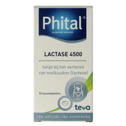 Phital Lactase 4500 50.00 Kauwtabletten