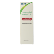 Teva Levomenthol koelgel 1% 100.00 Gram