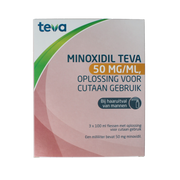 Teva Minoxidil 50mg/ml 3x100ml 300.00 Milliliter