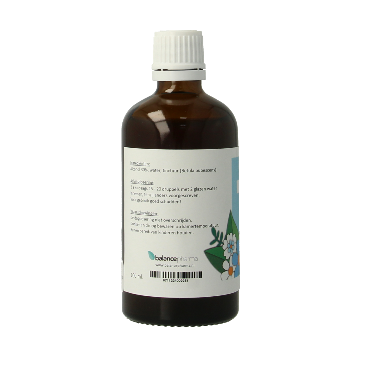 Balancepharma Betula pubescens tincturen 100.00 Milliliter