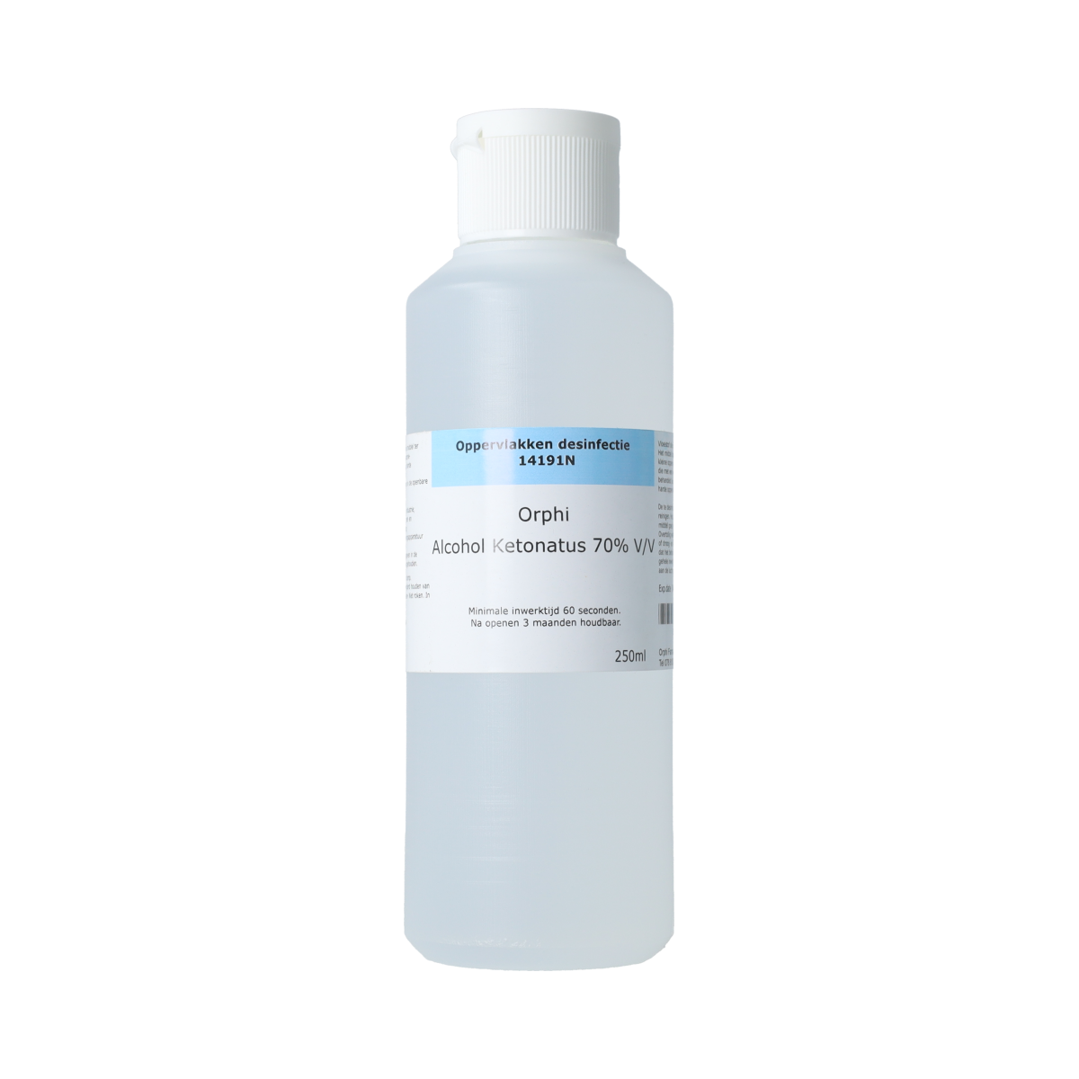 Orphi Alcohol ketonatus 70% klepdeksel 250.00 Milliliter