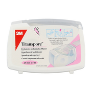 3M Transpore hechtpleister 5m x 25mm 1.00 Stuks
