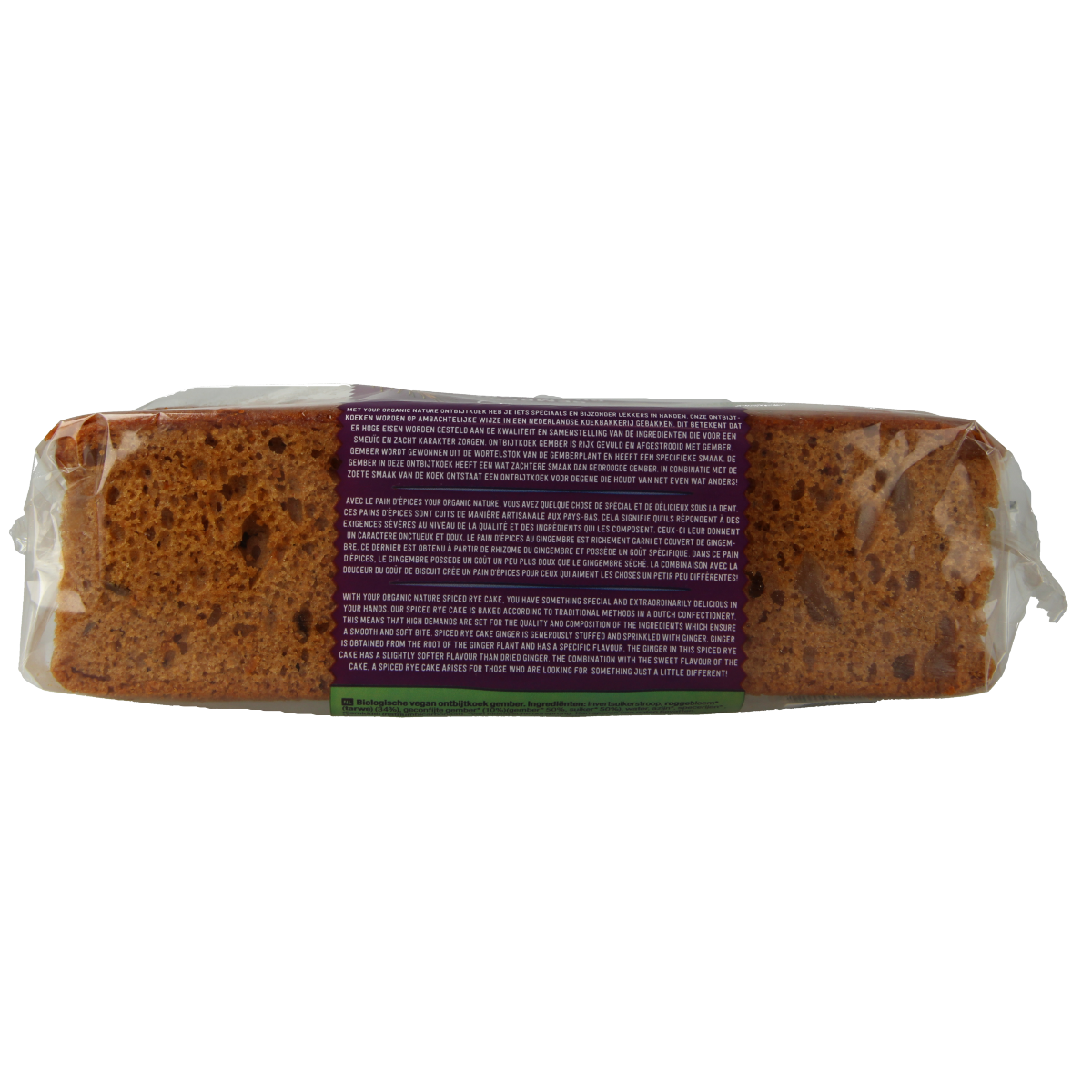 Your Organic Nature Ontbijtkoek gember bio 400.00 Gram