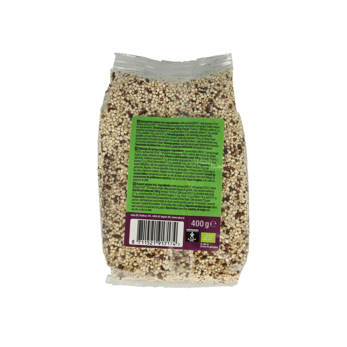 Your Organic Nature Quinoa mix bio 400.00 Gram