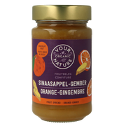 Your Organic Nature Fruit beleg sinaasappel / gember bio 250 Gram