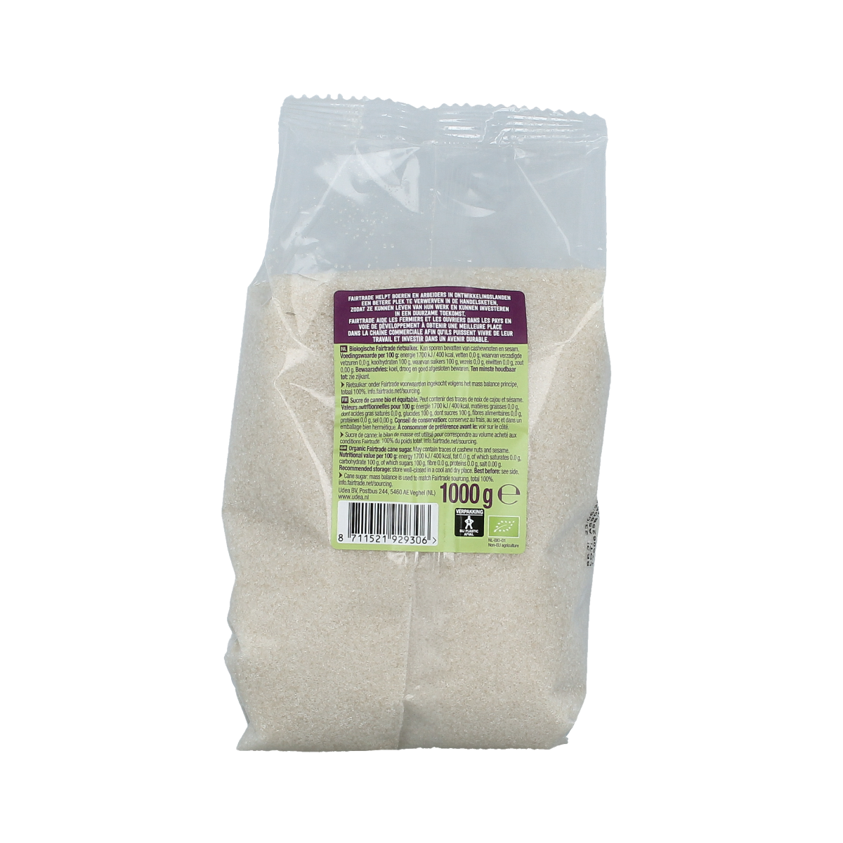 Your Organic Nature Rietsuiker bio 1.00 Kilogram