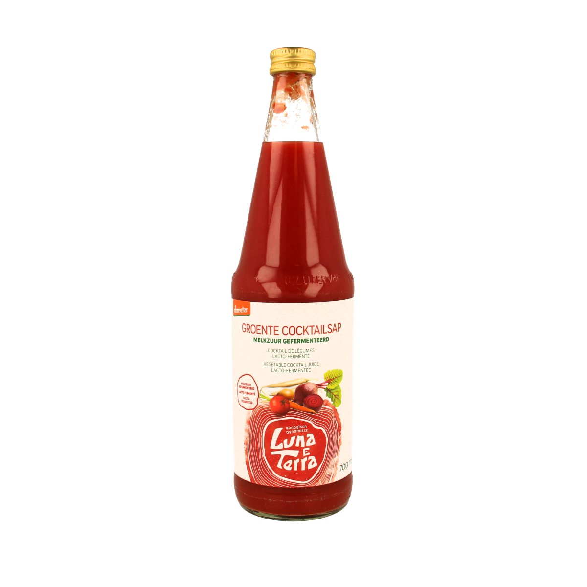 Luna E Terra Groentecocktail melkzuur bio dem 700.00 Milliliter