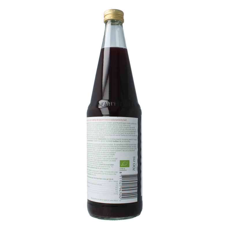 Luna E Terra Druivensap rood bio 700 Milliliter